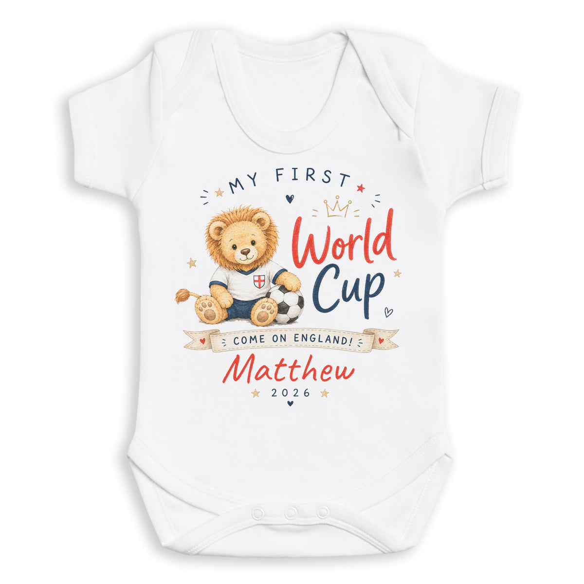 Personalized Baby Jersey Bodysuit My First World Cup Gift for New Parents