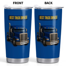 Load image into Gallery viewer, Personalized 20oz Stainless Steel Tumbler Custom Name Gift for Truck Driver
