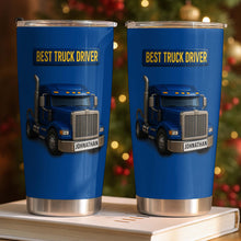 Load image into Gallery viewer, Personalized 20oz Stainless Steel Tumbler Custom Name Gift for Truck Driver
