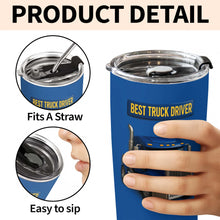 Load image into Gallery viewer, Personalized 20oz Stainless Steel Tumbler Custom Name Gift for Truck Driver
