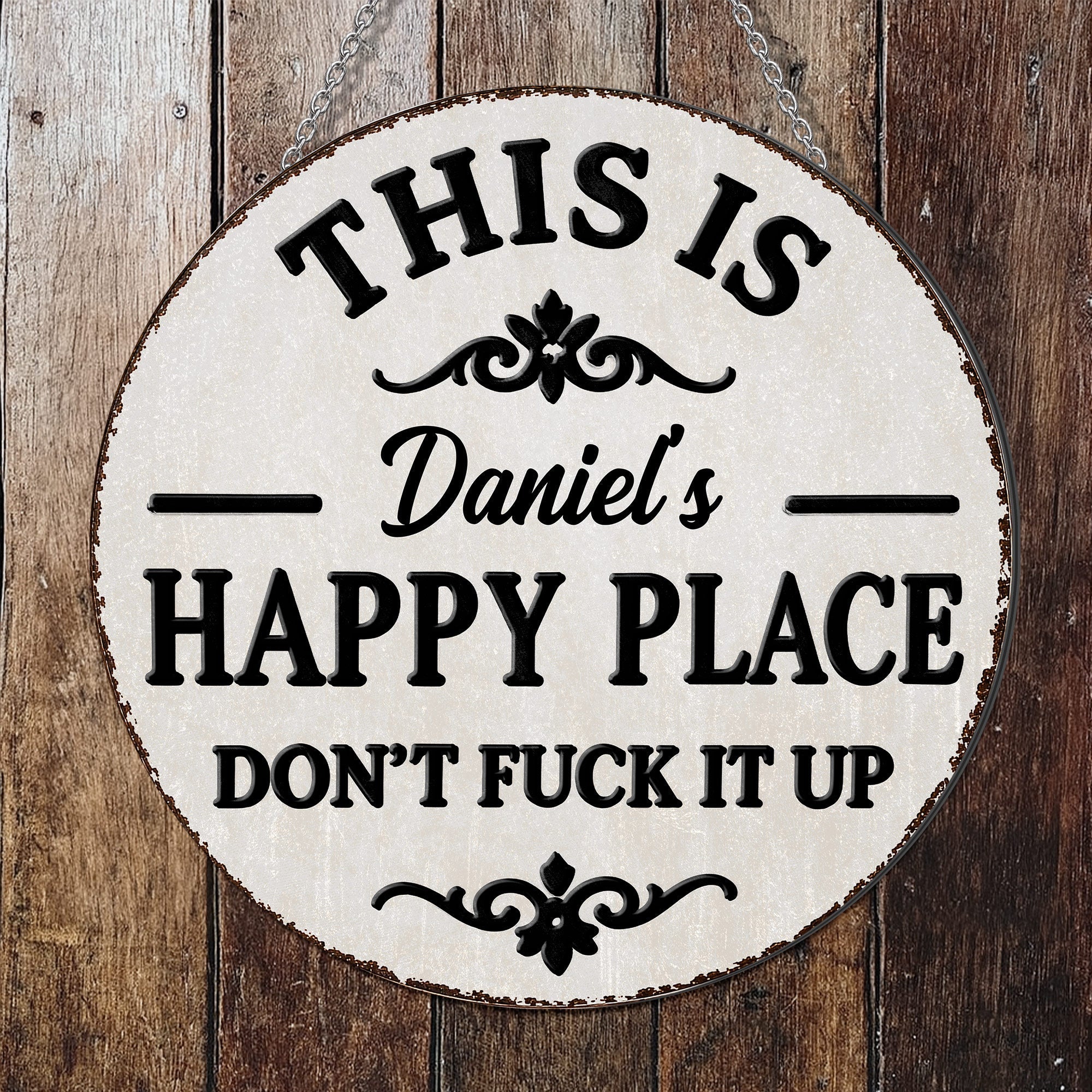 Personalized Custom Metal Sign Unique Gift for Family & Friends