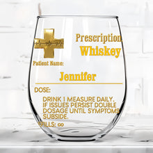 Load image into Gallery viewer, Personalized Stemless Wine Glass Custom Name Gift for Dad
