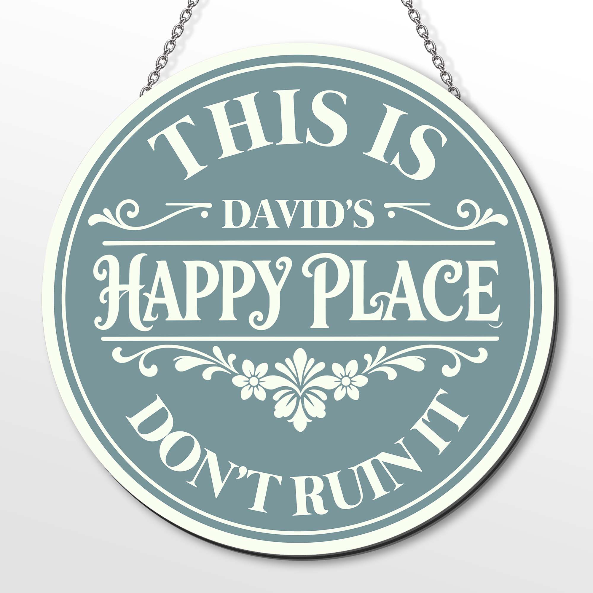 Personalized Custom Shaped Metal Sign Family Gift Decor