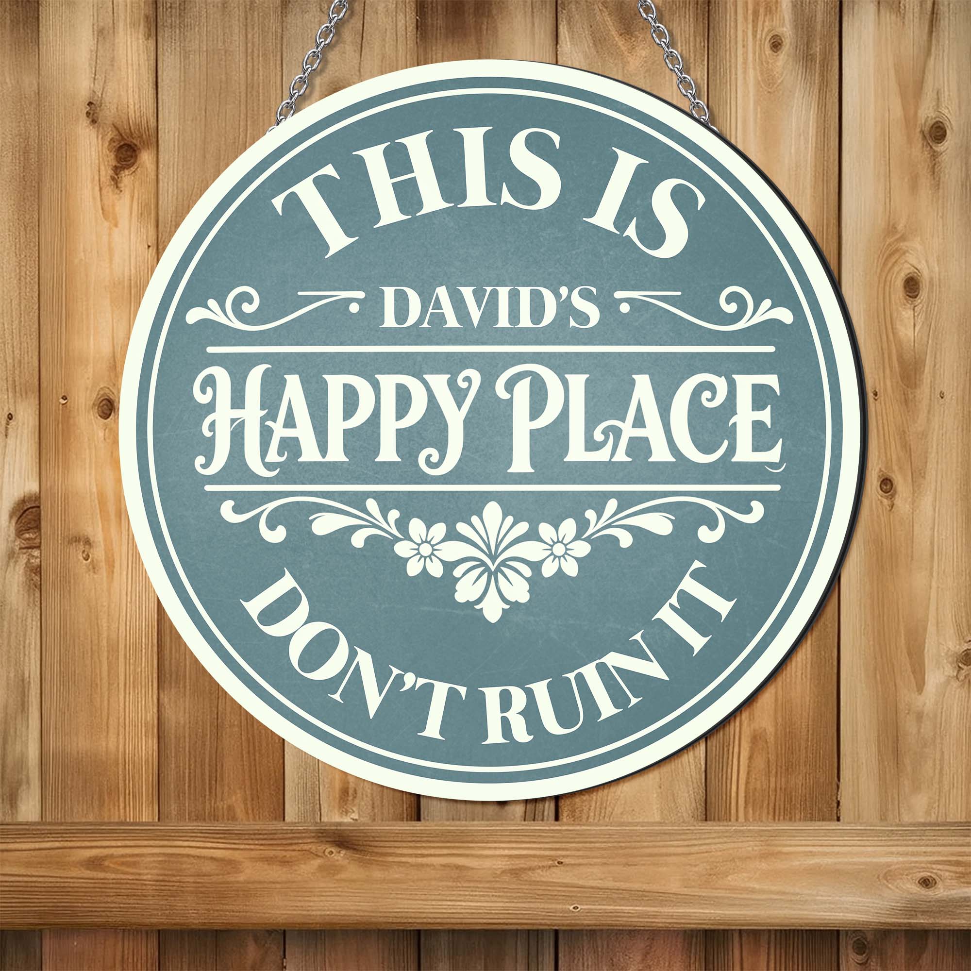 Personalized Custom Shaped Metal Sign Family Gift Decor