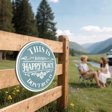 Load image into Gallery viewer, Personalized Custom Shaped Metal Sign Family Gift Decor

