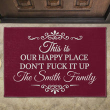 Load image into Gallery viewer, Personalized Family Doormat Custom Name Welcome Gift
