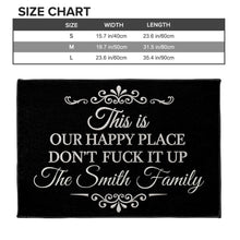 Load image into Gallery viewer, Personalized Family Doormat Custom Name Welcome Gift
