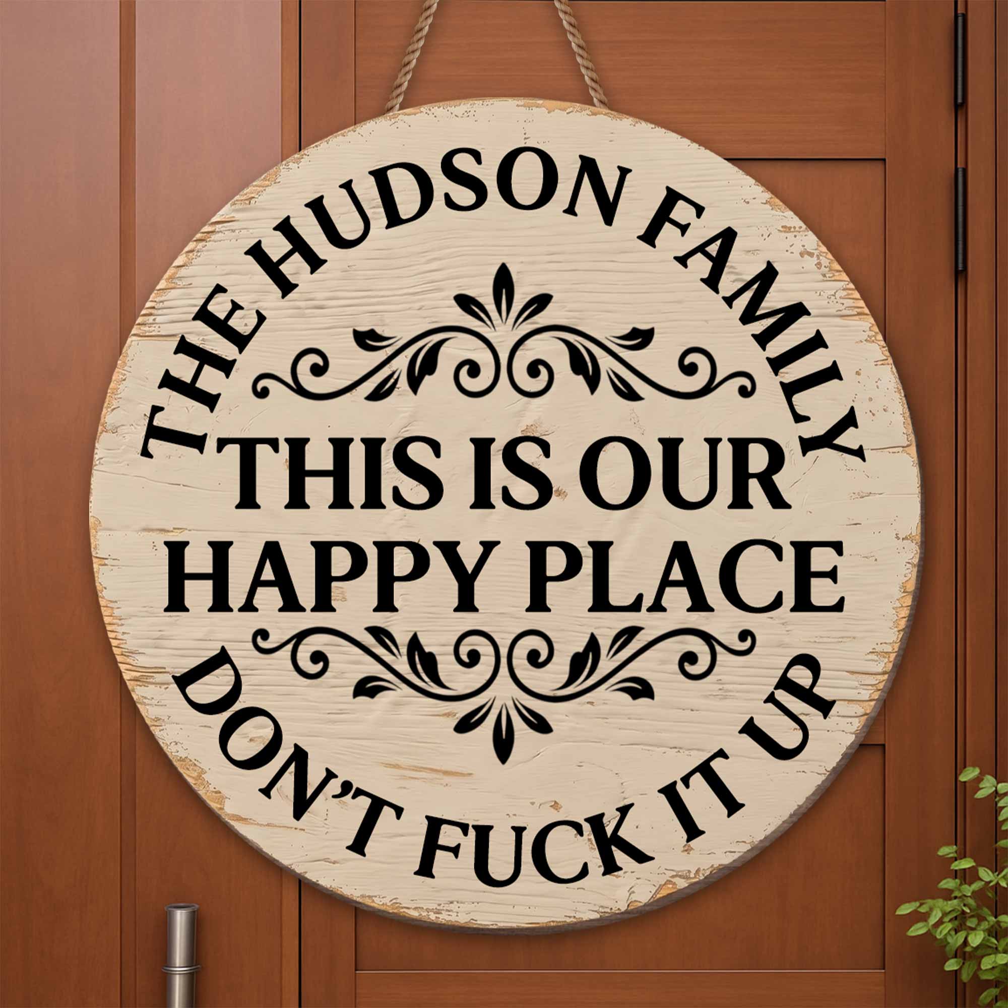 Personalized Custom Wood Sign Family Wall Decor Gift