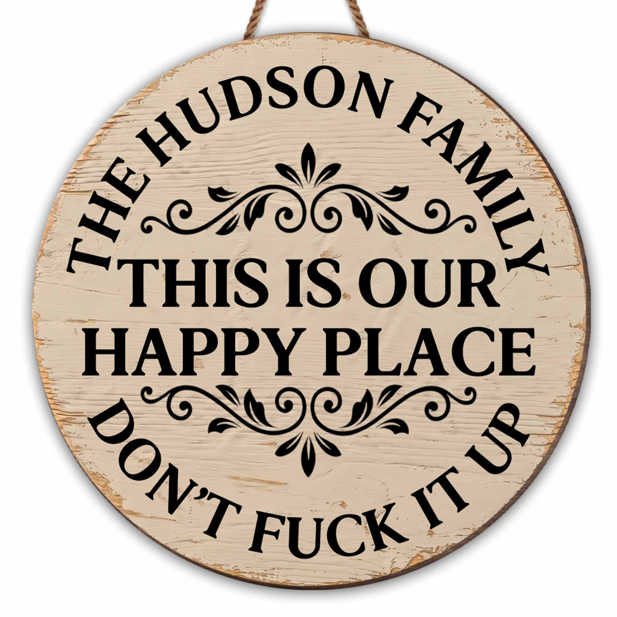 Personalized Custom Wood Sign Family Wall Decor Gift