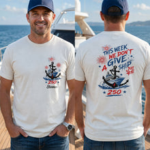 Load image into Gallery viewer, Personalized 4th of July T-Shirt Custom Name Anchor Gift
