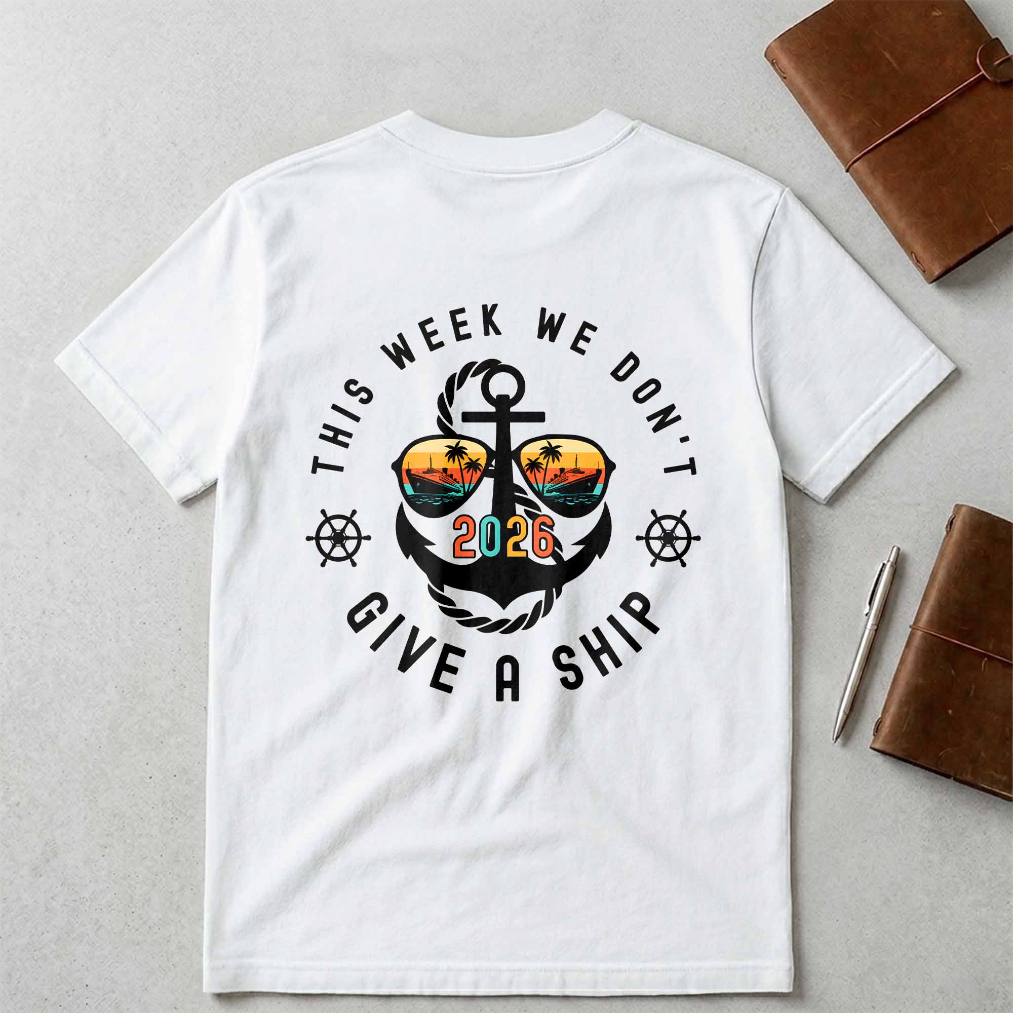 Personalized Custom T-Shirt Anchor Design Gift for Couples
