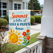 Load image into Gallery viewer, Personalized Double-Sided Garden Flag for Grandparents House Gift
