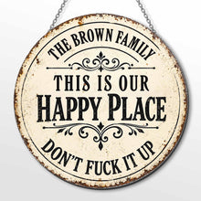 Load image into Gallery viewer, Personalized Custom Shaped Metal Sign Family Name Gift
