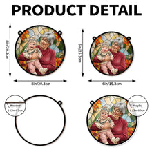 Load image into Gallery viewer, Personalized Photo Suncatcher Custom Gift for Grandma, Mom
