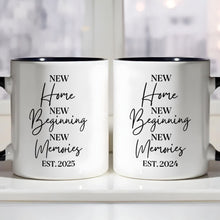 Load image into Gallery viewer, Personalized Custom Accent Mug New Home Gift for Family

