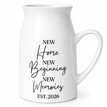 Load image into Gallery viewer, Personalized Ceramic Flower Vase Custom Year Gift for Home
