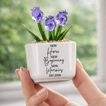 Load image into Gallery viewer, Personalized Everlasting Glass Tulips Gift for Home Decor

