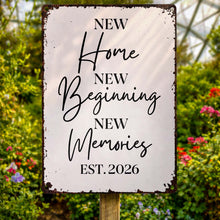 Load image into Gallery viewer, Personalized Metal Sign Custom Design Gift for New Home
