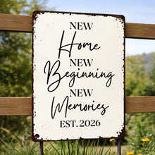 Load image into Gallery viewer, Personalized Metal Sign Custom Design Gift for New Home
