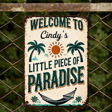 Load image into Gallery viewer, Personalized Metal Sign Custom Family Name Gift for Home Decor
