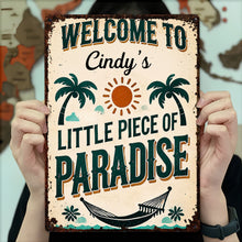 Load image into Gallery viewer, Personalized Metal Sign Custom Family Name Gift for Home Decor
