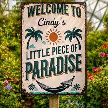 Load image into Gallery viewer, Personalized Metal Sign Custom Family Name Gift for Home Decor
