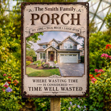 Load image into Gallery viewer, Personalized Metal Sign Custom Family Decor Gift for Home

