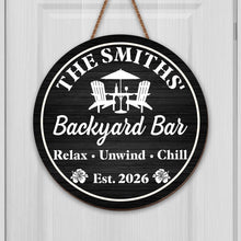 Load image into Gallery viewer, Personalized Custom Shaped Wood Sign Family Name Gift

