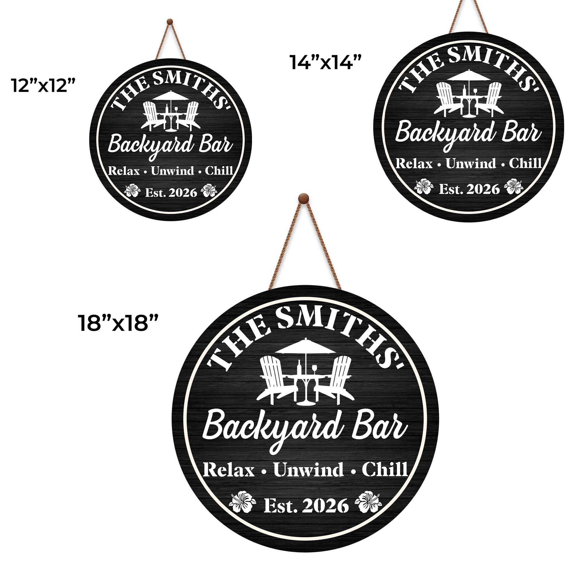Personalized Custom Shaped Wood Sign Family Name Gift