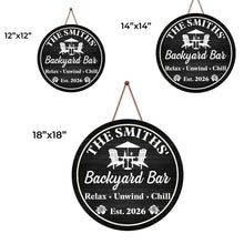 Load image into Gallery viewer, Personalized Custom Shaped Wood Sign Family Name Gift
