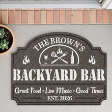 Load image into Gallery viewer, Personalized Custom-Shaped Doormat BBQ Gift for Dad Family
