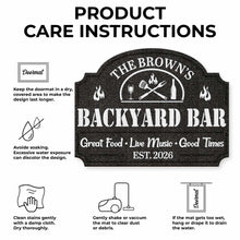 Load image into Gallery viewer, Personalized Custom-Shaped Doormat BBQ Gift for Dad Family
