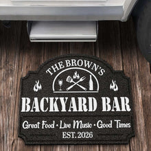 Load image into Gallery viewer, Personalized Custom-Shaped Doormat BBQ Gift for Dad Family

