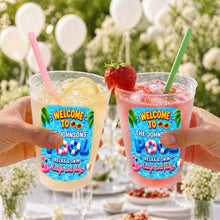 Load image into Gallery viewer, Personalized Frosted Cups Custom Name Pool Party Gift
