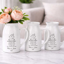 Load image into Gallery viewer, Personalized Ceramic Flower Vase Custom Name Family Gift
