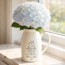 Load image into Gallery viewer, Personalized Ceramic Flower Vase Custom Name Family Gift
