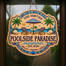 Load image into Gallery viewer, Personalized Custom Wood Sign for Beach Lovers - Family Gift
