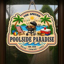 Load image into Gallery viewer, Personalized Custom Shaped Wood Sign for Beach Lovers Gift
