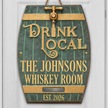 Load image into Gallery viewer, Personalized Custom Shape Wood Sign for Whiskey Lovers
