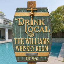 Load image into Gallery viewer, Personalized Custom Shape Wood Sign for Whiskey Lovers
