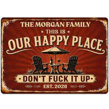 Load image into Gallery viewer, Personalized Metal Sign Custom Name Gift for Couples Family
