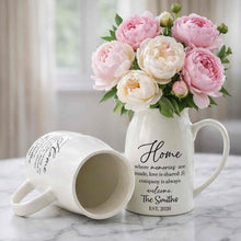Load image into Gallery viewer, Personalized Ceramic Flower Vase Custom Year Gift for Family
