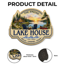 Load image into Gallery viewer, Personalized Custom Lake House Doormat Unique Cabin Gift
