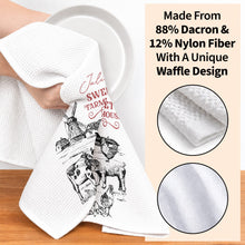 Load image into Gallery viewer, Personalized Farmhouse Kitchen Towel Custom Name Gift for Farm Lover

