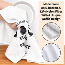 Load image into Gallery viewer, Personalized Kitchen Towel Custom Name Farm Fresh Eggs Gift
