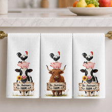 Load image into Gallery viewer, Personalized Farm Kitchen Towel Custom Family Name Gift
