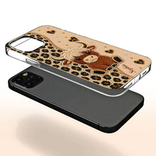 Load image into Gallery viewer, Personalized Highland Cow Clear Phone Case Custom Name Gift
