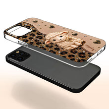 Load image into Gallery viewer, Personalized Cute Sheep Clear Phone Case Custom Name Gift
