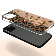 Load image into Gallery viewer, Personalized Clear Phone Case Cute Goat Leopard Print Gift
