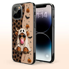 Load image into Gallery viewer, Personalized Clear Phone Case Cute Ghost Highland Cow Gift
